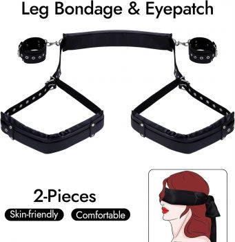 Adult Bondage with Handcuff & eye cover