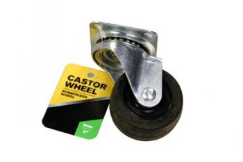Castor Wheels Swivel Rubber / 5cm