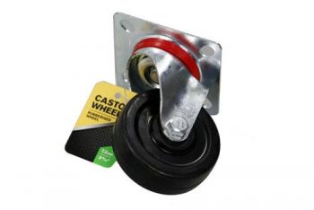 Castor Wheels Swivel Rubber / 7.5cm