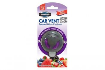 AutoBright Vent Scented Oil Air Freshener - Wild Berries / 8g (Lasts up to 45 Days)