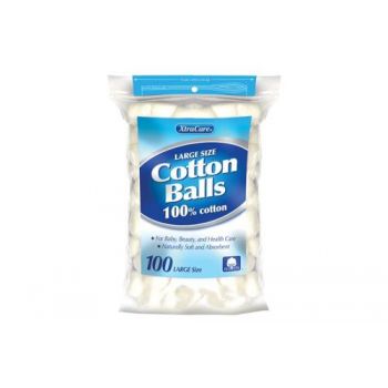 XtraCare 100% Cotton Balls / Pack of 100 (Large)