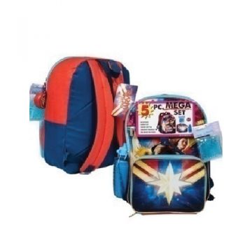 5 Piece Captain Marvel Backpack