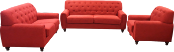 Medina 3+ 2 + 1 Fabric Sofa Maroon