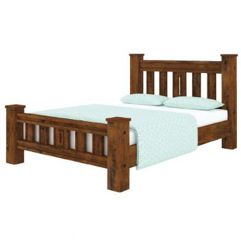 Tobago King Slat Bed L2050 x W1850mm Pine (mattress not included)