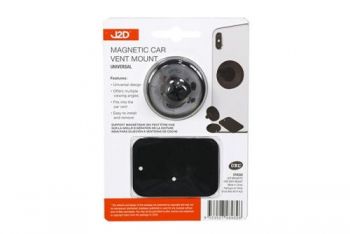 J2D Magnetic Car Vent Mount - Universal Design / 5cm (Compatible With All Smartphones)