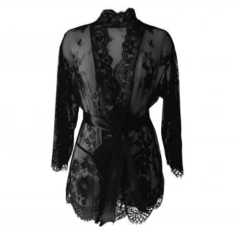 See Through Lace Robe #Large