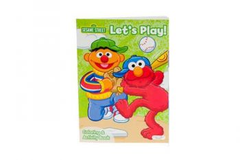 Kids Colouring & Activity Book - Sesame Street / 2 Assorted