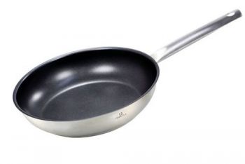 Omega Fry Pan / 24cm (Stainless Steel + Non Stick)