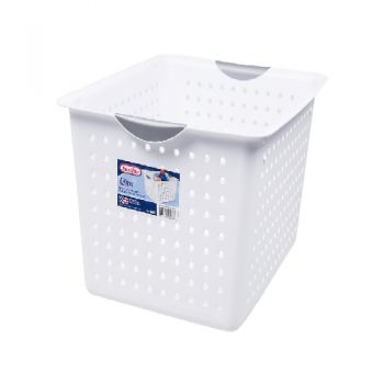 Sterilite White Ultra 10 Inch Deep Basket 40.6x33.3x25.4cm