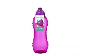 Sistema Twist N Sip Squeeze Bottle - 460ml (Assorted Colours) BPA Free (Made in NZ)