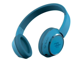 iFrogz Audio Wireless Bluetooth Headphone, Mic Blue