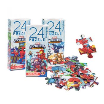 Marvel Superhero Adventures 24 Piece Marvel Tower Puzzle
