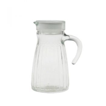 Clear Glass Pitcher With Lid - 800ml