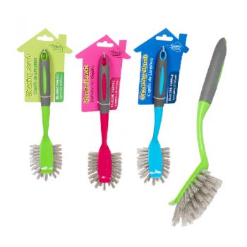 Simply Home - Cleaning Brush With Silicone Handle Assorted Colors