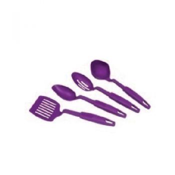Cooking Basics - 4 Piece Plastic Kitchen Tools Assorted Colors