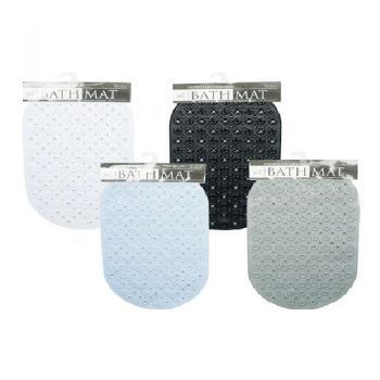 Oval Bath Mat- 69cm X 38cm - Assorted Colors