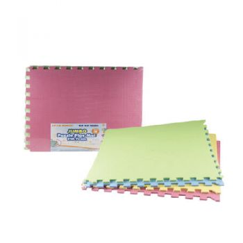 4 Piece Jumbo Play Mat - Assorted