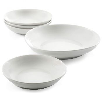 Gibson Home Everyday 5 Piece Pasta Serving & Bowl Set