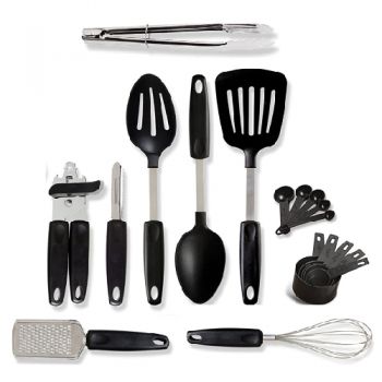Gibson Everyday - Total Kitchen 18 Piece Gadgets & Tools Combo Set