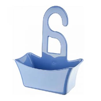 Titiz - Multi-purpose Bathroom Basket With Hooks Assorted Colors
