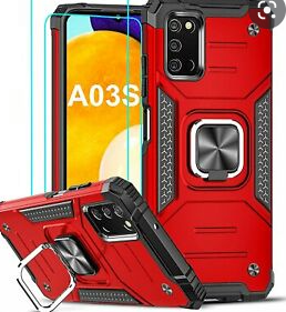 Samsung Galaxy A03s  Metal Ring Holder TPU Case