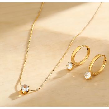 18K Gold Plated Jewelry Set #GP01