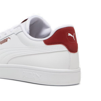 PUMA SMASH 3.0 L WHITE-CLUB RED-PUM US7H 