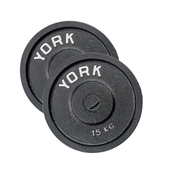 YORK CAST IRON PLATE 15KG X2