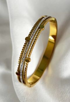 18k Gold Plated Cartier Inspired Bangle 