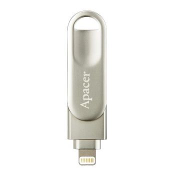 APACER GEN1 & LIGHTNING DUAL FLASH DRIVE AH790 64GB SILVER