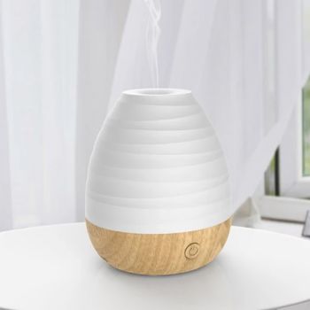 Papillon Aroma Diffuser Wood Base - With 2 Bonus oils - PLA1653