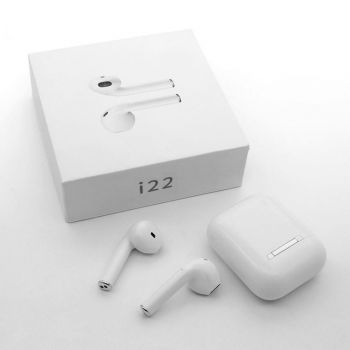 I22 Wireless Bluetooth Earphones Stereo Earbuds with Charging Box