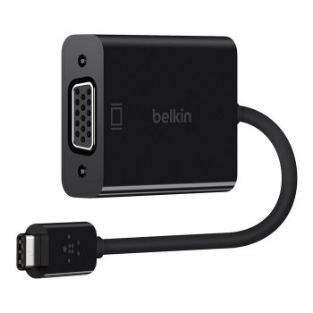 BELKIN USB-C USB TYPE-C TO VGA ADAPTER - BLACK