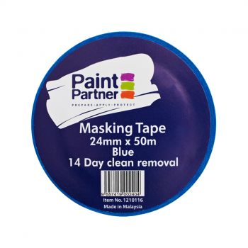 Paint Partner 24mm x 50m Blue 14 Day Resistance Masking Tape