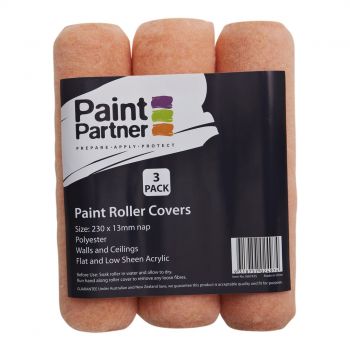 Paint Partner 230mm Paint Roller Cover - 3 Pack