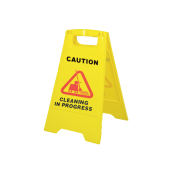Sabco Caution Wet Floor A Frame Sign Yellow