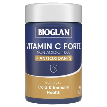 Bioglan Vitamin C Forte & Antioxidants 50s (Available In-store)