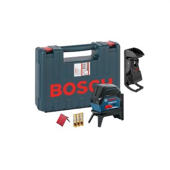 Bosch GCL 2-15, RM1, Carry Case Professional Crossline Laser Level with Plumbs Up & Down