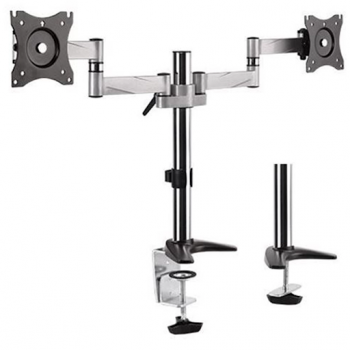 BRATECK LUMI LDT11-C024 13''-27'' DUAL MONITOR DESK MOUNT