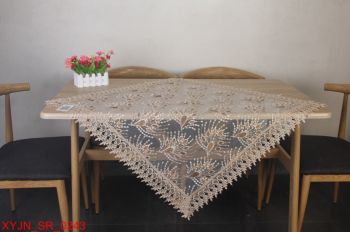 POLYESTER 9PCS TABLE CLOTH SET 