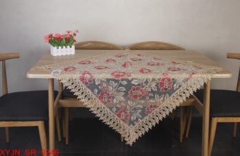 POLYESTER 7PCS TABLE CLOTH SET