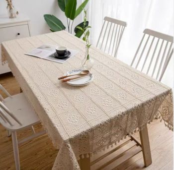 COTTON 7PCS TABLE CLOTH SET 