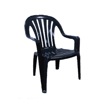 Plastic Chair High Back Green MIL