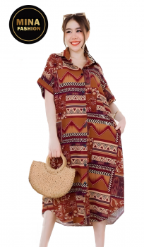 Woman Dress - Brown 