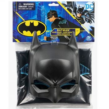 DC Comics Batman Bat-Tech Classic Mask and Cape Set for Role-Play Dress-Up, Multicolor