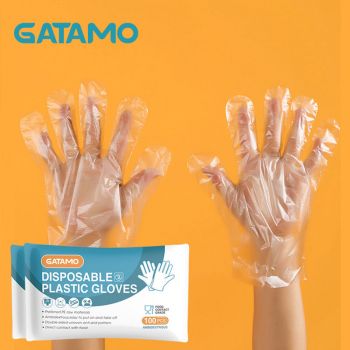 Disposal PE Gloves (4 Box-100 pcs)