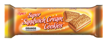 Dynas Orange Sandwich Cream Biscuit 90g