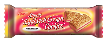 Dynas Strawberry Sandwich Cream Biscuit 90g