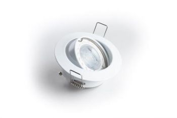 Glitz LED EAN Downlight White with GU10 Bulb 6w