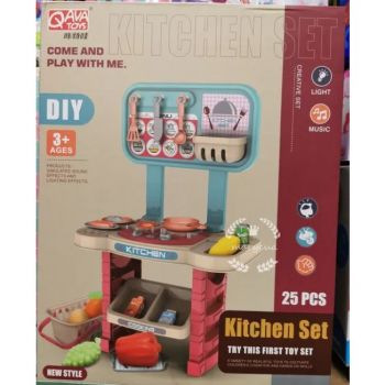 DIY Kitchen Playset with Light and Sounds